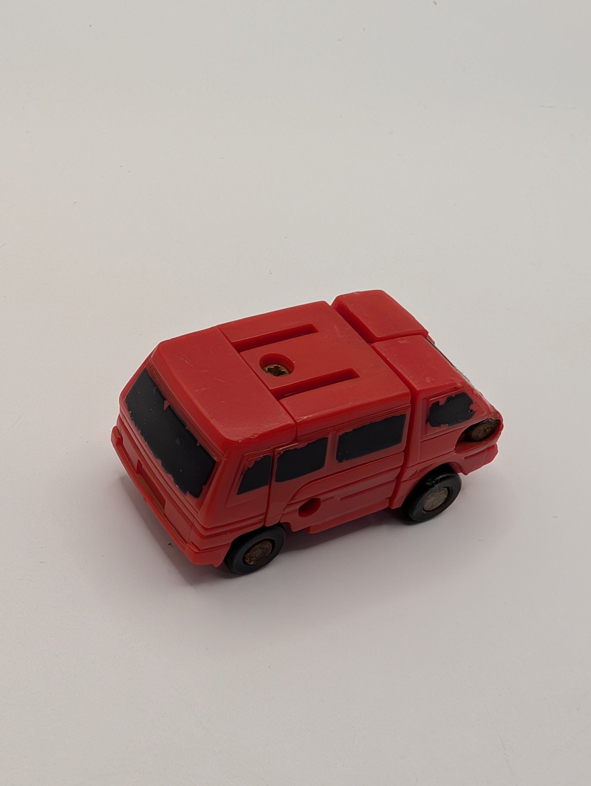 Vtg 1989 Transformers G1 Red Tote Minicar Figure Micromasters Off Road Patrol FRENLY BRICKS - Open 7 Days