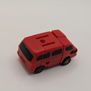 Vtg 1989 Transformers G1 Red Tote Minicar Figure Micromasters Off Road Patrol FRENLY BRICKS - Open 7 Days