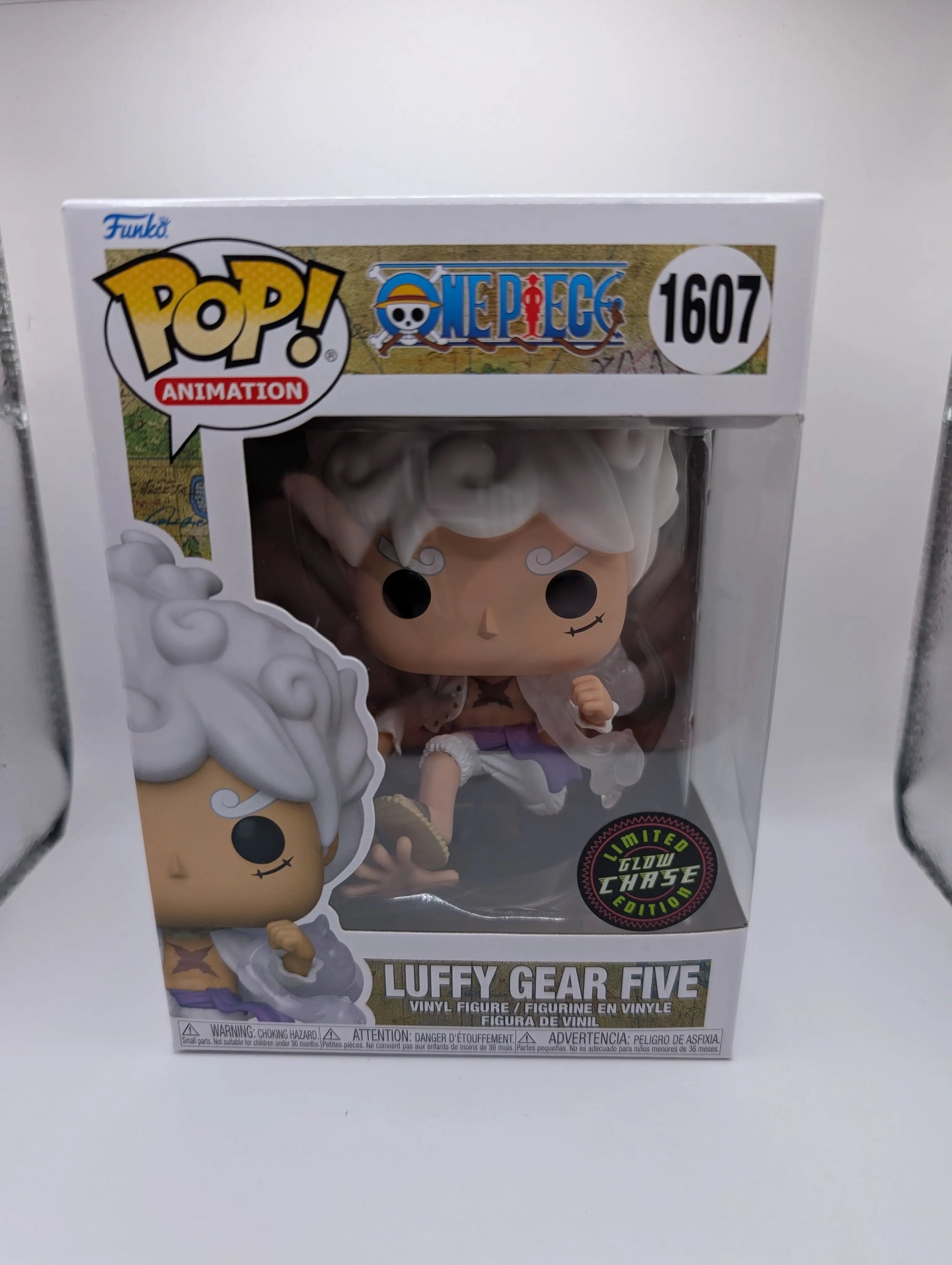 Funko Pop! Vinyl: One Piece - Luffy Gear Five GLOW CHASE #1607 RARE FRENLY BRICKS - Open 7 Days