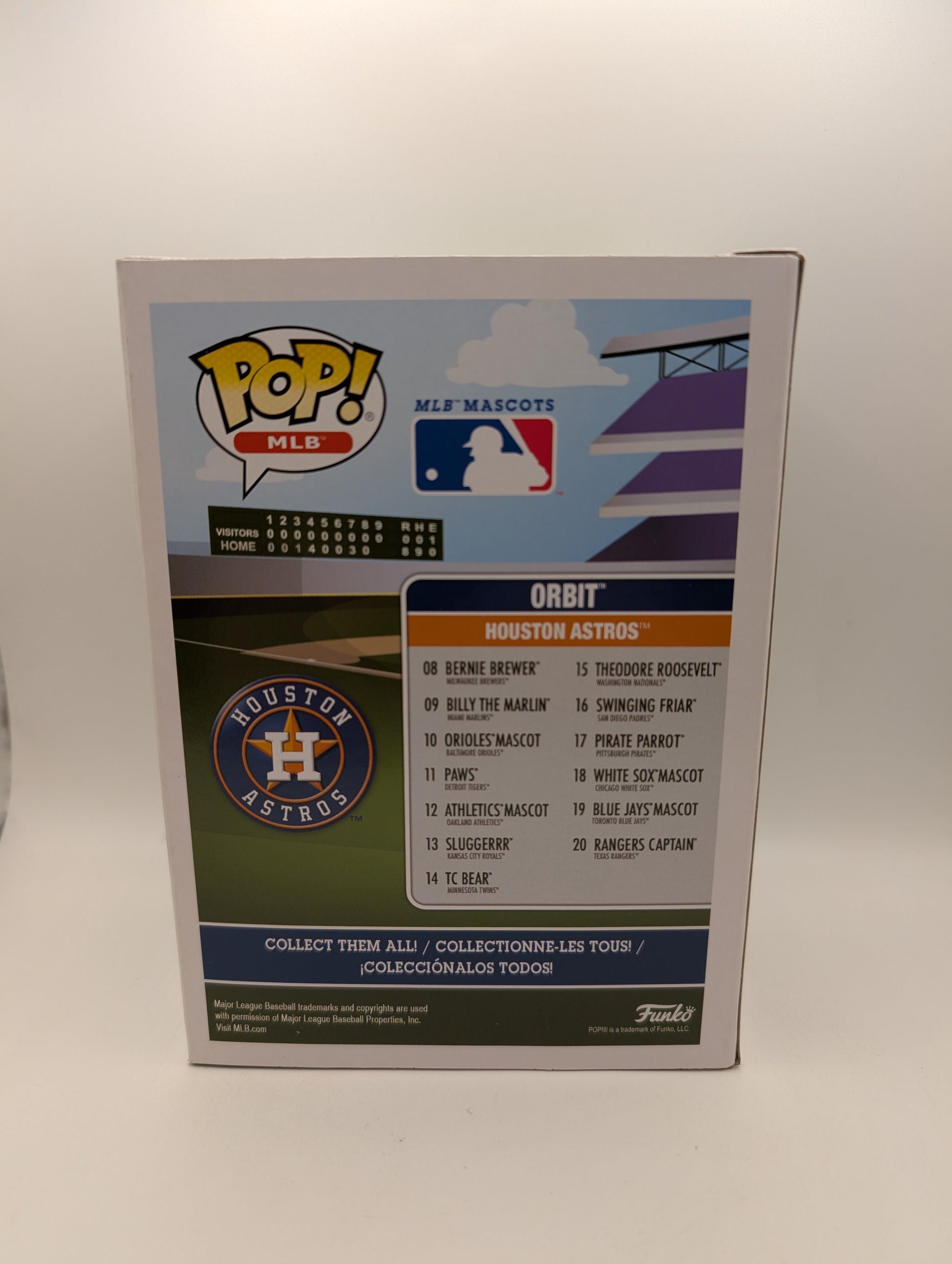 Funko Pop MLB Mascots Orbit #04 Houston Astros Vaulted Baseball Vinyl FRENLY BRICKS - Open 7 Days