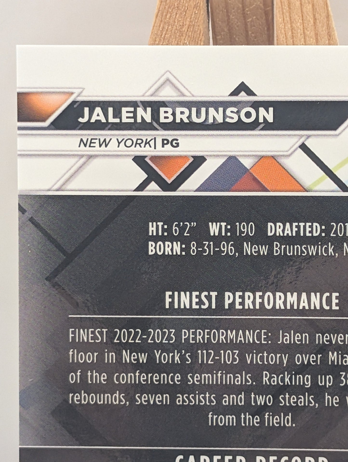 2023-24 Topps Finest - Rare Jalen Brunson #233 /3 FRENLY BRICKS - Open 7 Days