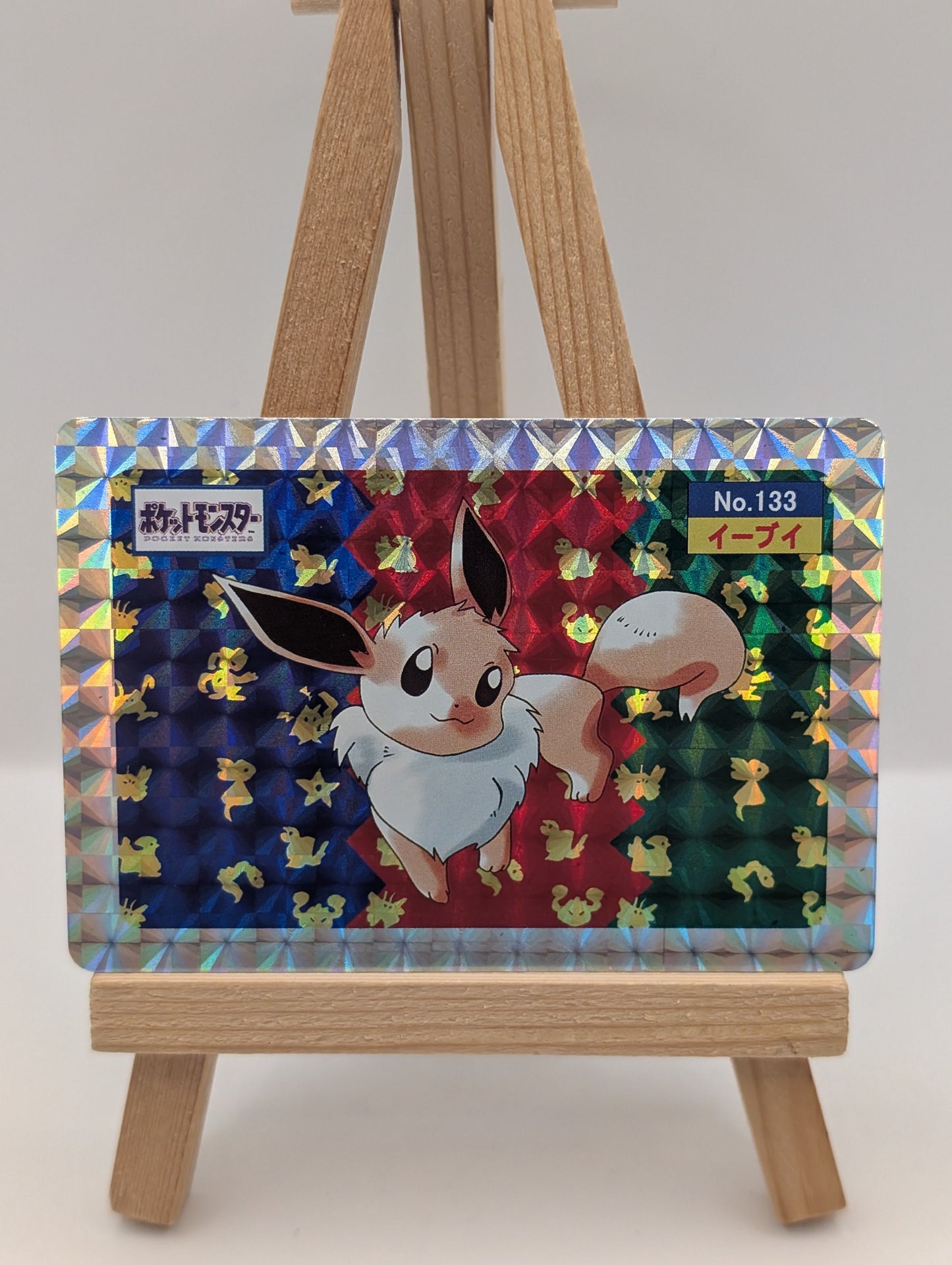 Topsun Eevee No. 133 Holo Sticker Pokemon Card Japanese FRENLY BRICKS - Open 7 Days