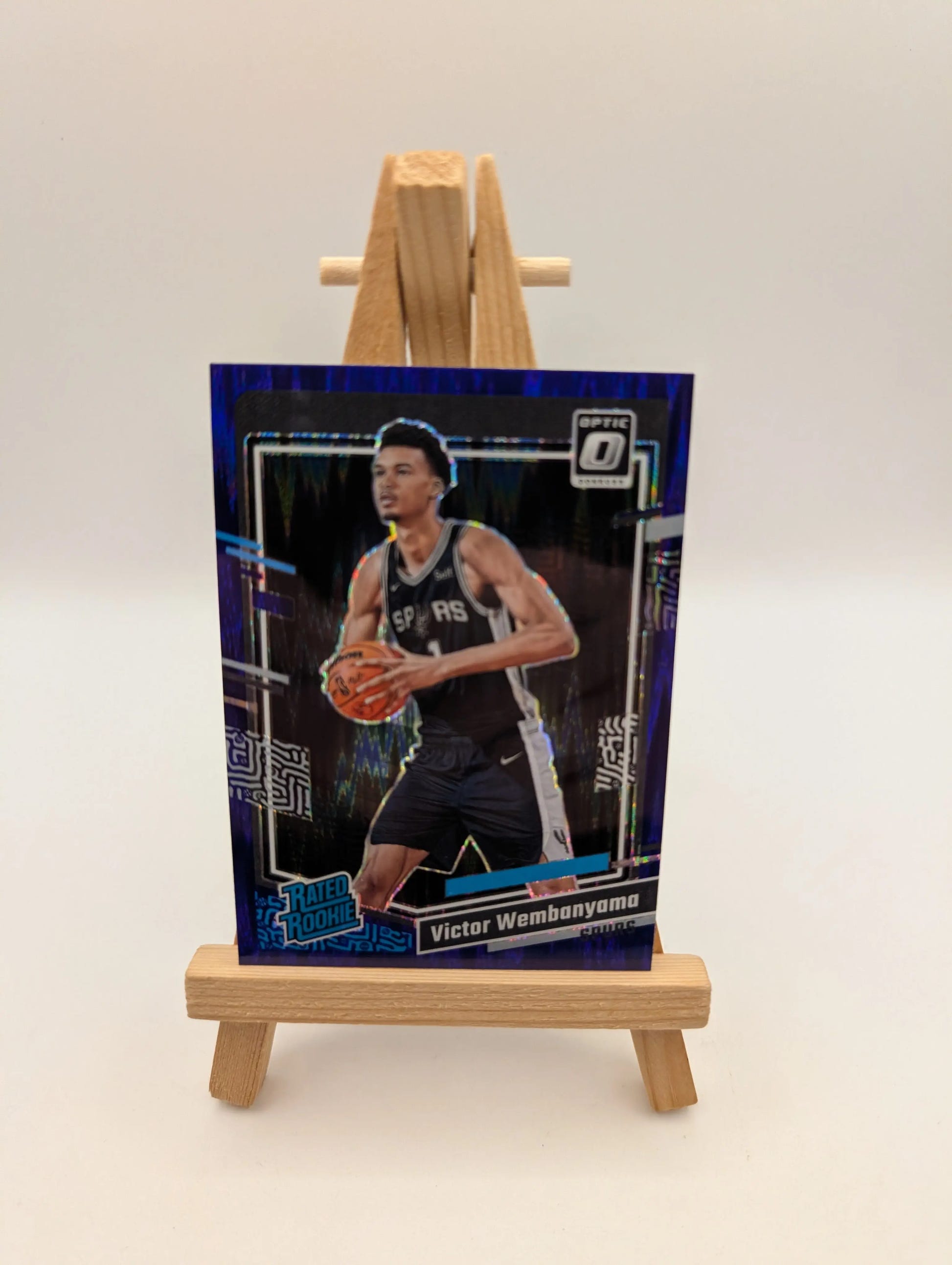 2023-24 Donruss Optic Rated Rookie Victor Wembanyama Purple Shock Prizm RC FRENLY BRICKS - Open 7 Days image 3