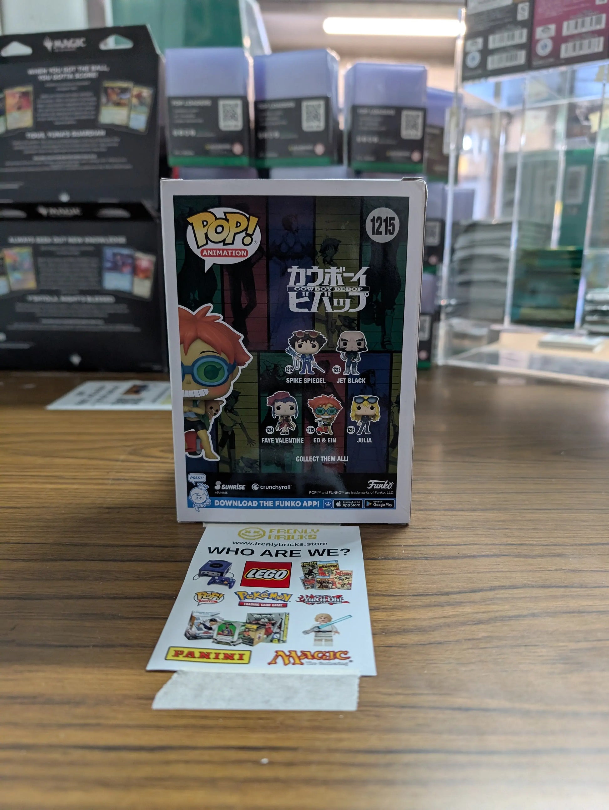 FUNKO Pop Vinyl Ed & Ein #1215 FRENLY BRICKS - Open 7 Days