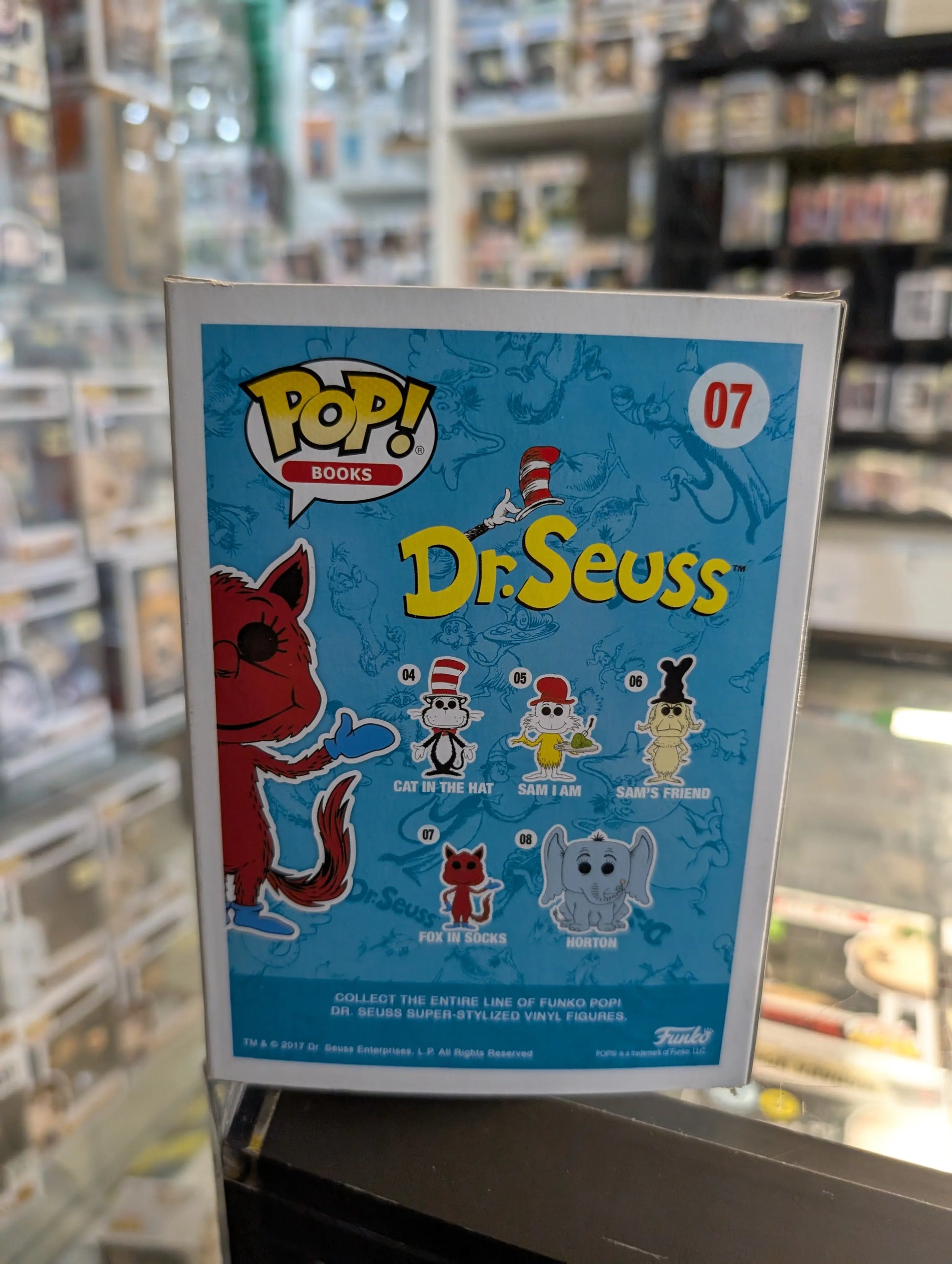 Books Funko Pop - Fox in Socks - Dr. Seuss - No 07 FRENLY BRICKS - Open 7 Days