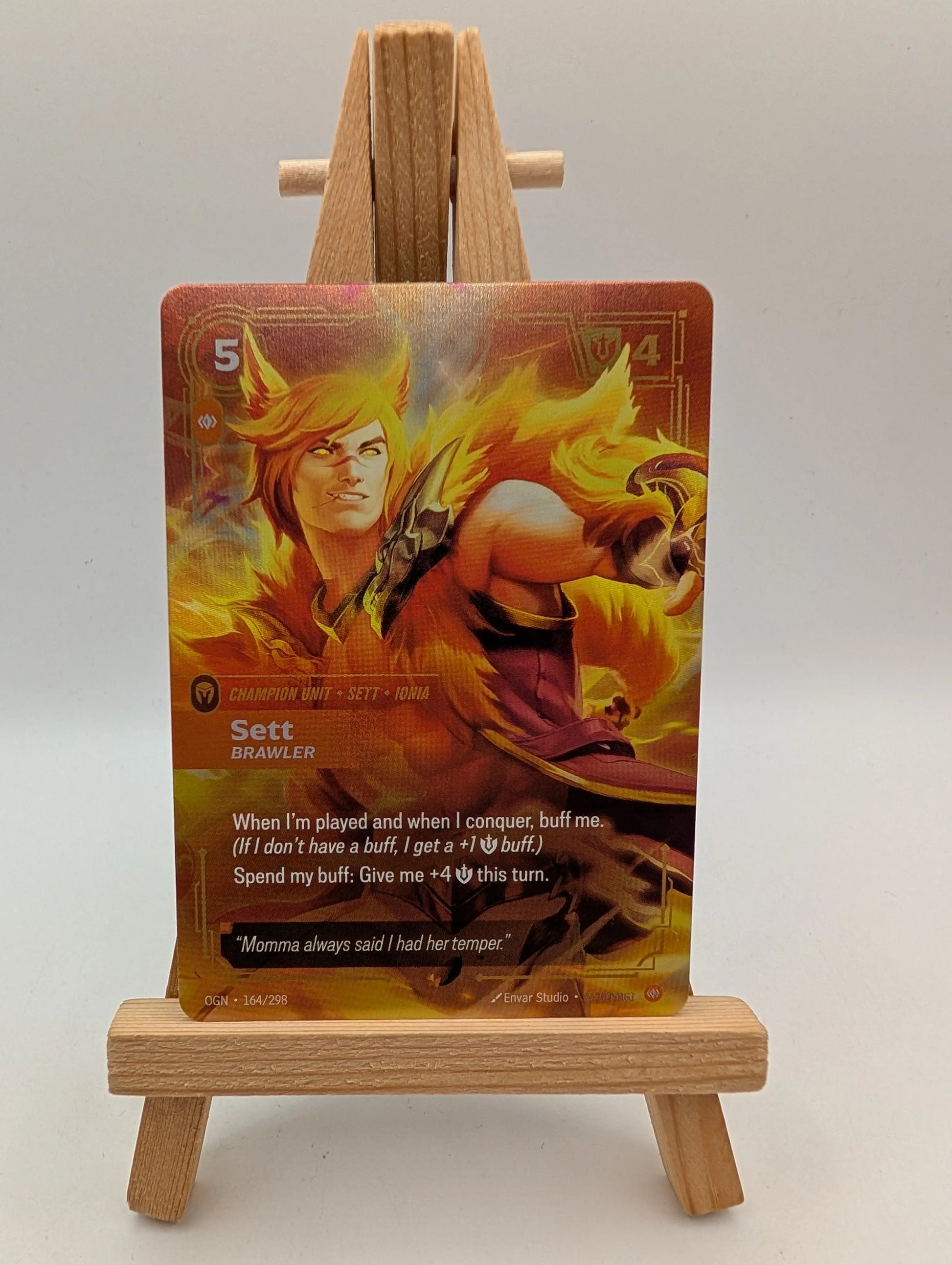 League of Legends Riftbound Origins Sett Brawler Epic 164/298 English ...