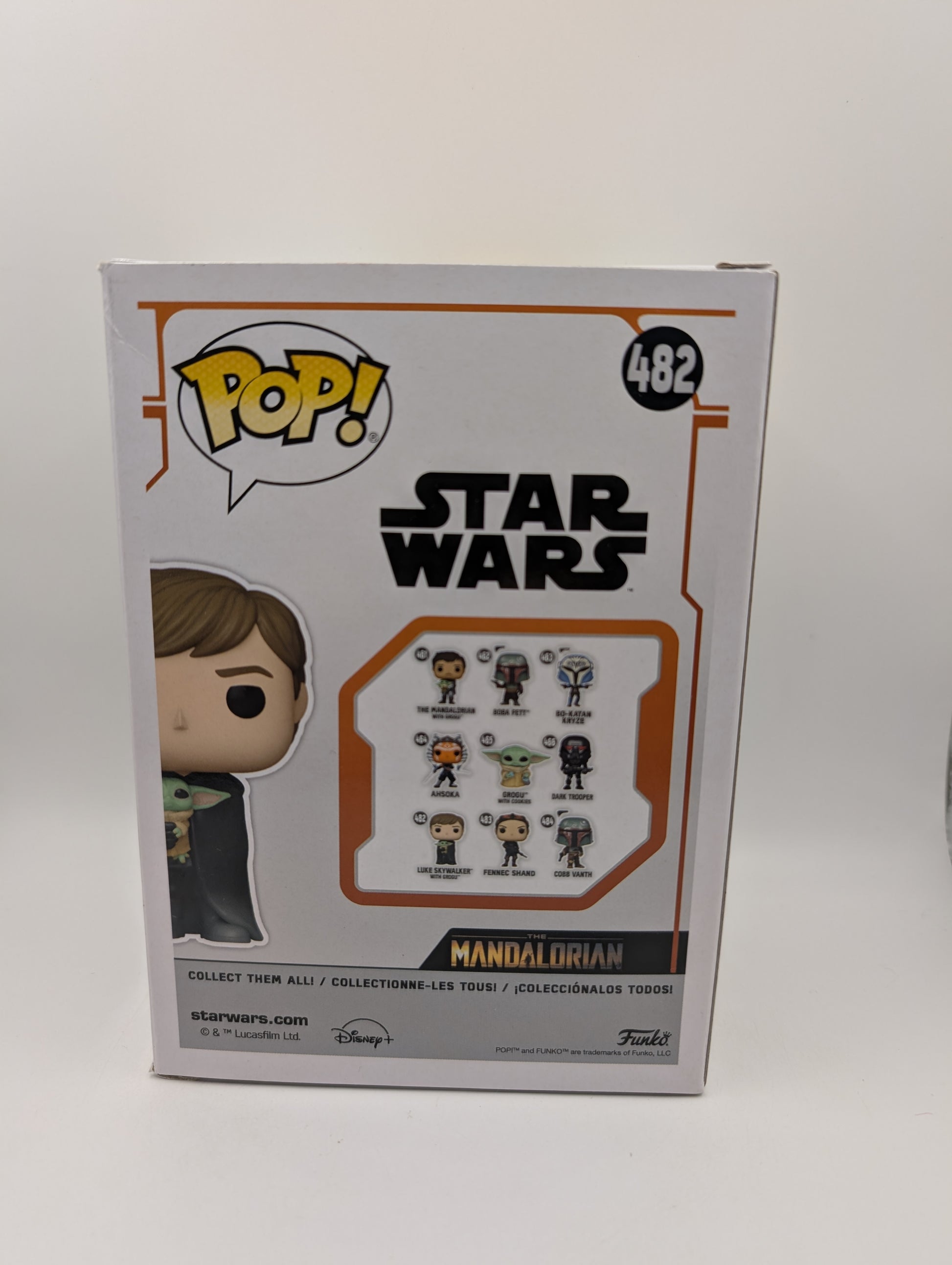 Funko Pop! Vinyl: Star Wars - Luke Skywalker with Grogu #482