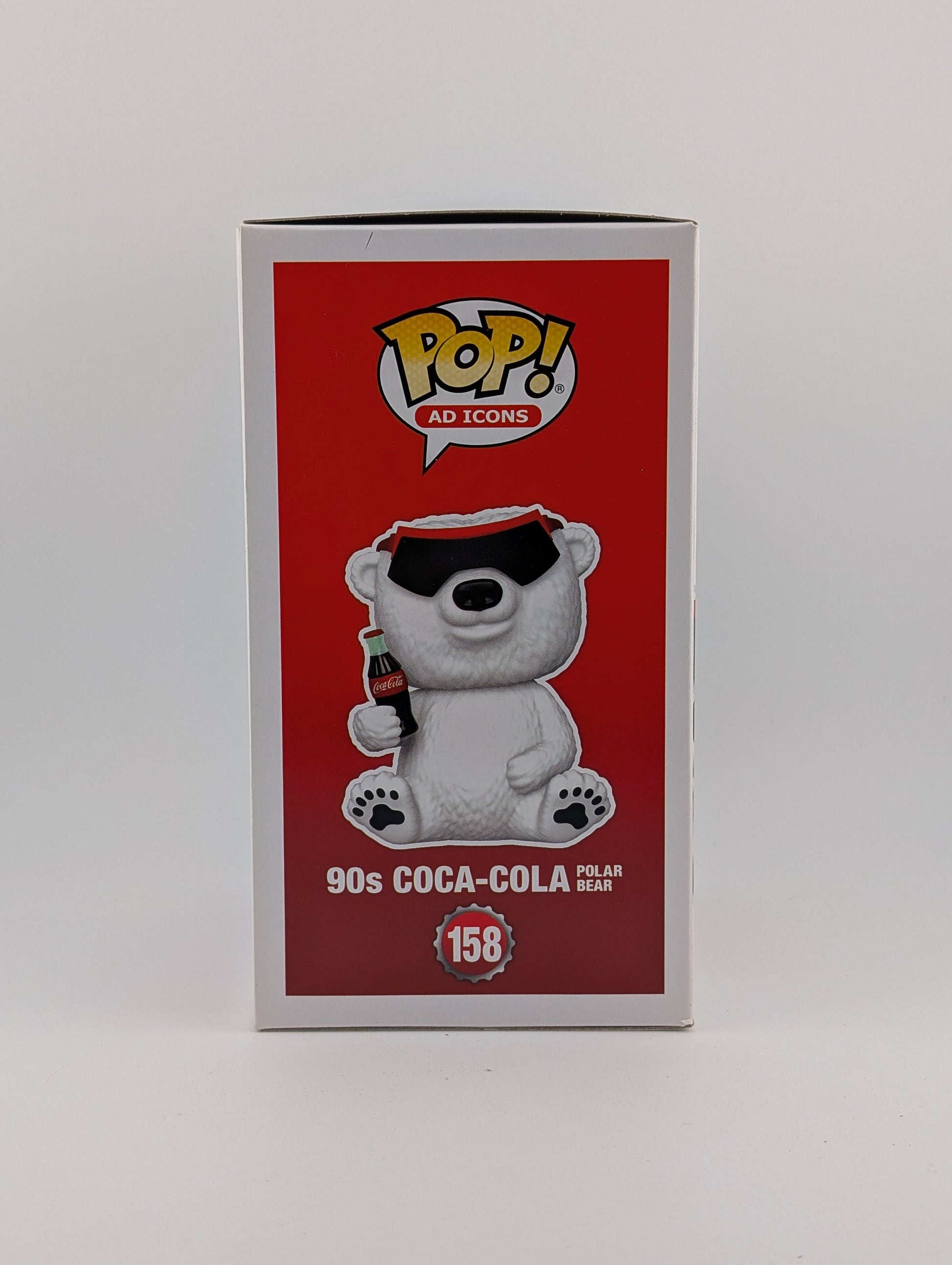 Funko POP! Tv Icons Coca-Cola #158 90s Coca-Cola Polar Bear Vinyl Collectable Rare FRENLY BRICKS - Open 7 Days