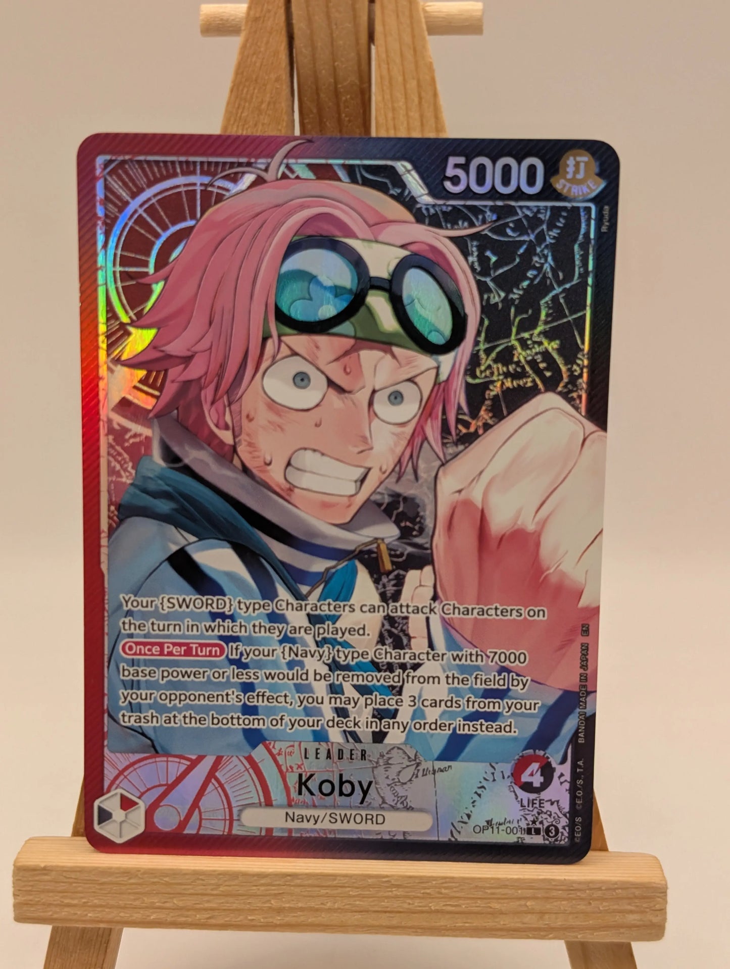 A Fist of Divine Speed #OP11-001 Koby (001) (Alternate Art) FRENLY BRICKS - Open 7 Days
