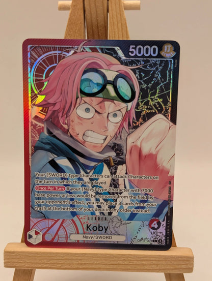 A Fist of Divine Speed #OP11-001 Koby (001) (Alternate Art) FRENLY BRICKS - Open 7 Days