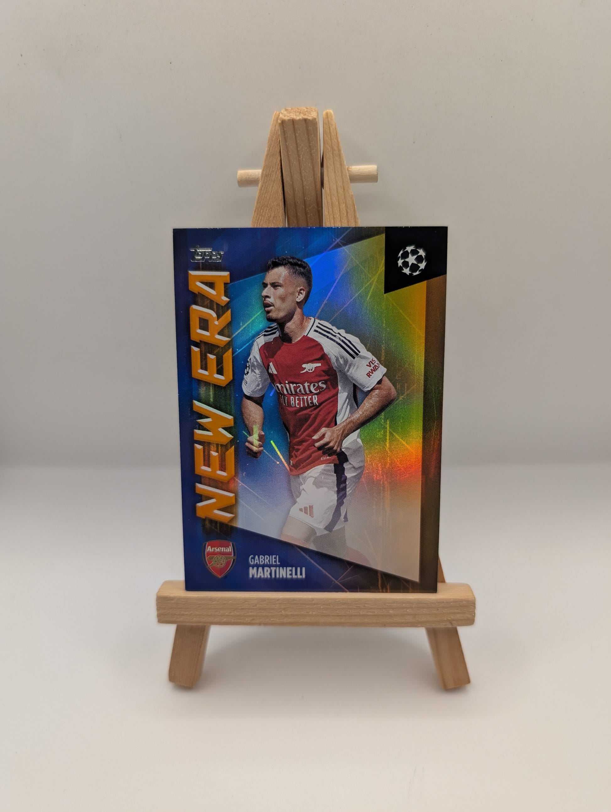 Gabriel Martinelli Arsenal FC /25 Orange 2024/25 Topps UCC Flagship #NE-3 FRENLY BRICKS - Open 7 Days image 1