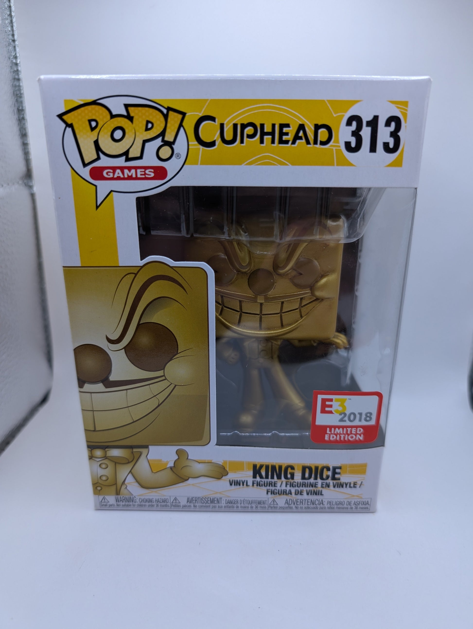 King Dice Gold E3 313 Cuphead Funko Pop Vinyl FRENLY BRICKS - Open 7 Days
