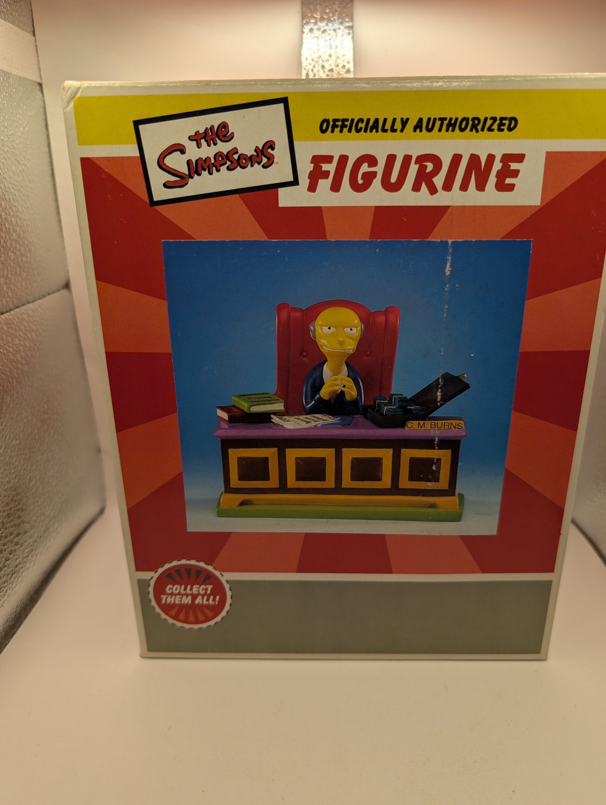 "EXCELLENT!" Simpsons The Springfield Citizens Sculpture Collection Mr. Burns Inc Box FRENLY BRICKS - Open 7 Days