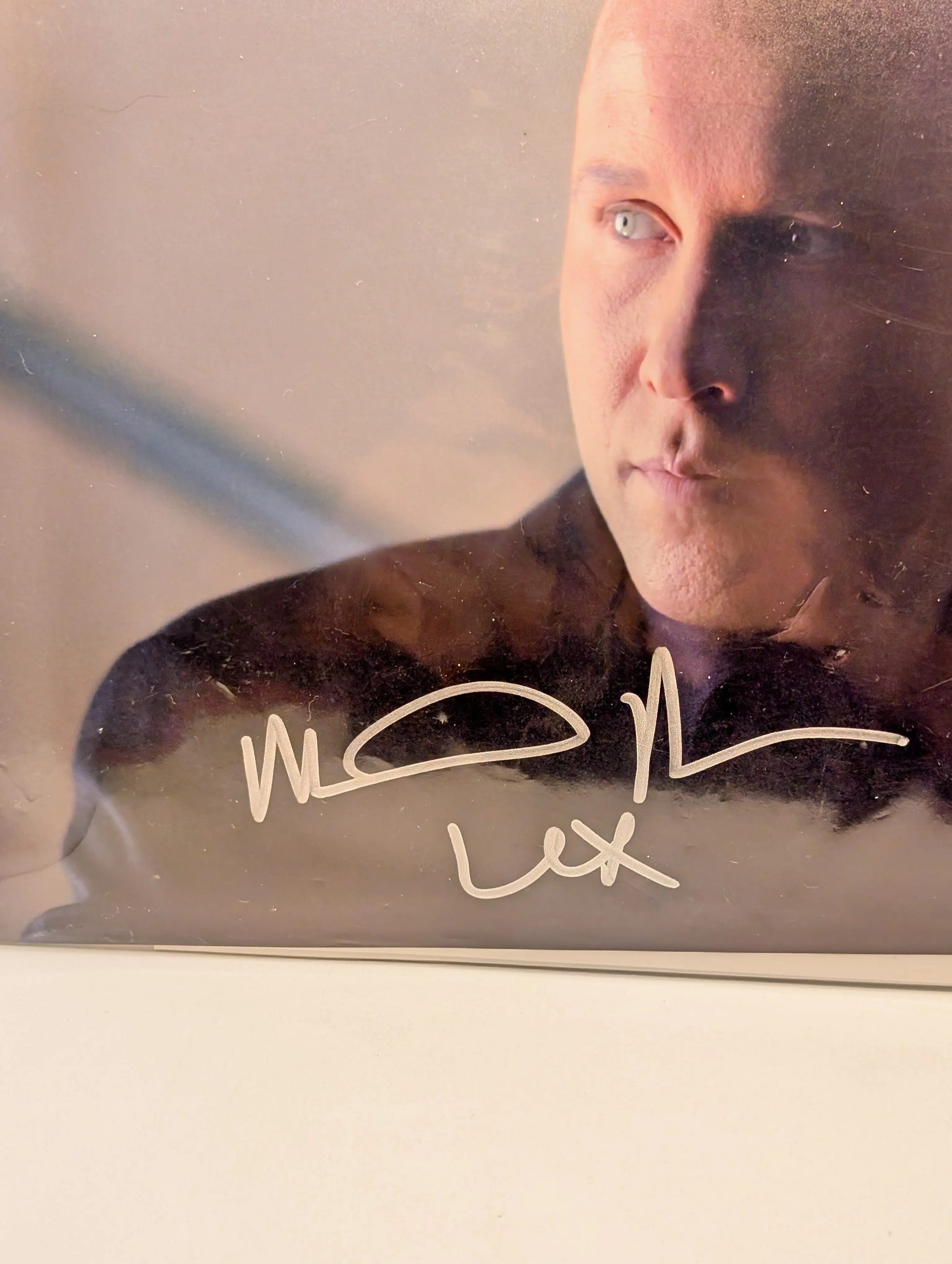 MICHAEL ROSENBAUM Signed SMALLVILLE Lex Luthor Authentic Auto Supanova FRENLY BRICKS - Open 7 Days image 2