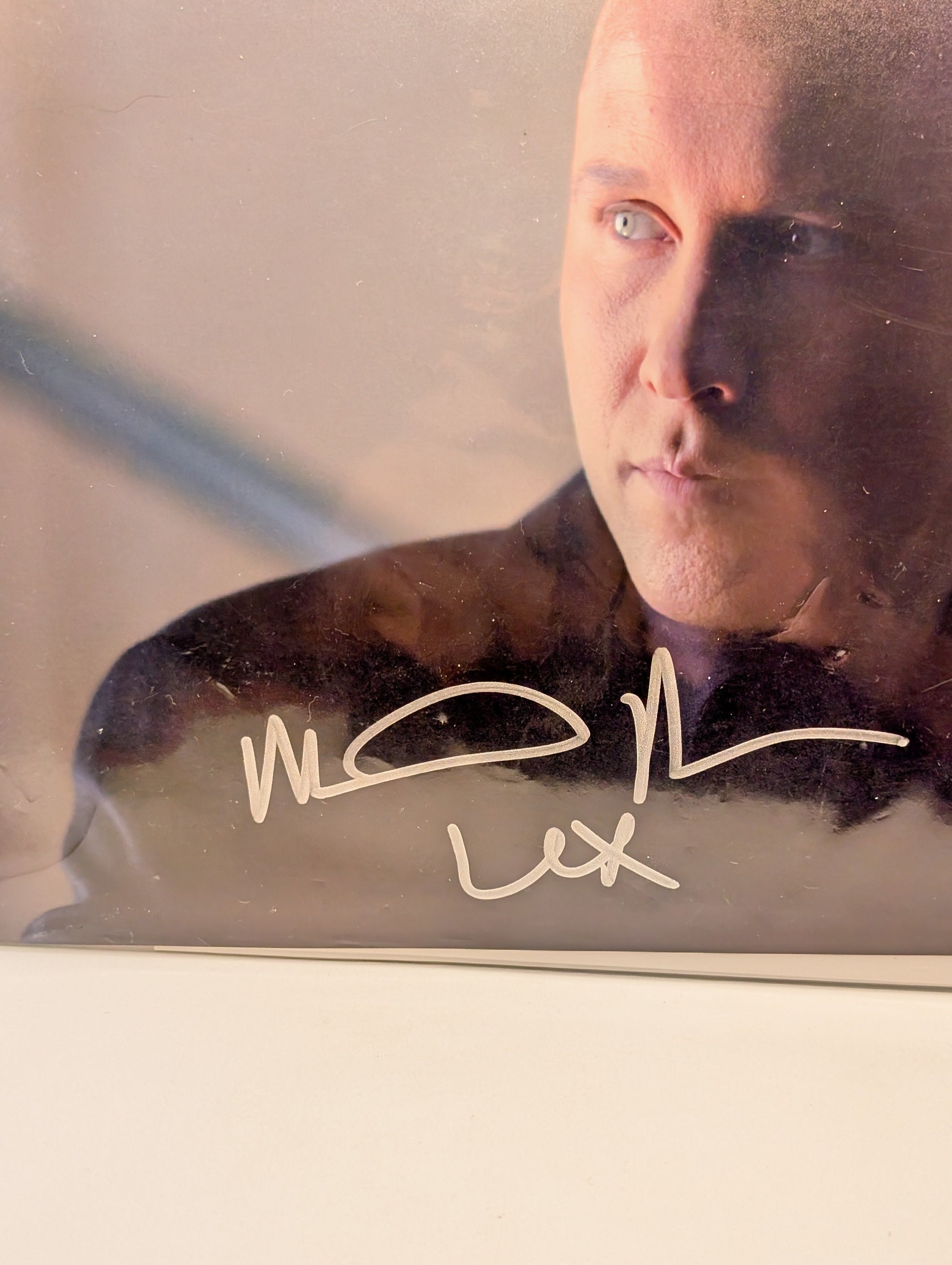MICHAEL ROSENBAUM Signed SMALLVILLE Lex Luthor Authentic Auto Supanova FRENLY BRICKS - Open 7 Days