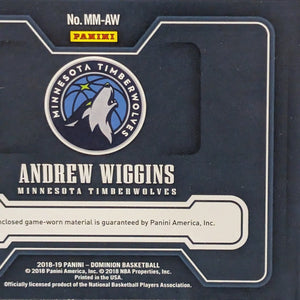 2018-19 Panini Dominion ANDREW WIGGINS Minnesota Timberwolves Patch /10 FRENLY BRICKS - Open 7 Days