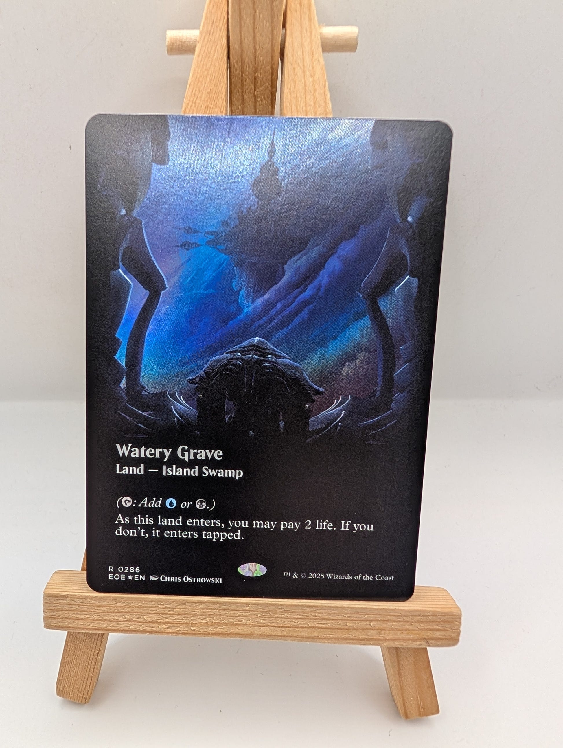Watery Grave R 0286 EOE Borderless Foil Edge Of Eternities MTG FRENLY BRICKS - Open 7 Days image 2