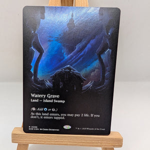 Watery Grave R 0286 EOE Borderless Foil Edge Of Eternities MTG FRENLY BRICKS - Open 7 Days