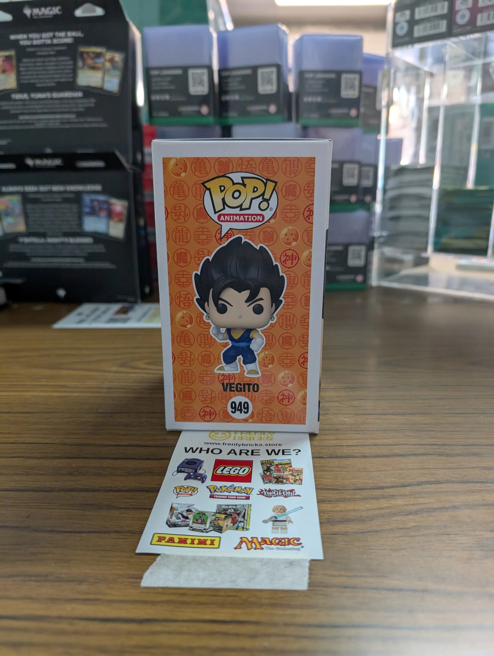 FUNKO Pop Vinyl Vegeta #949 FRENLY BRICKS - Open 7 Days
