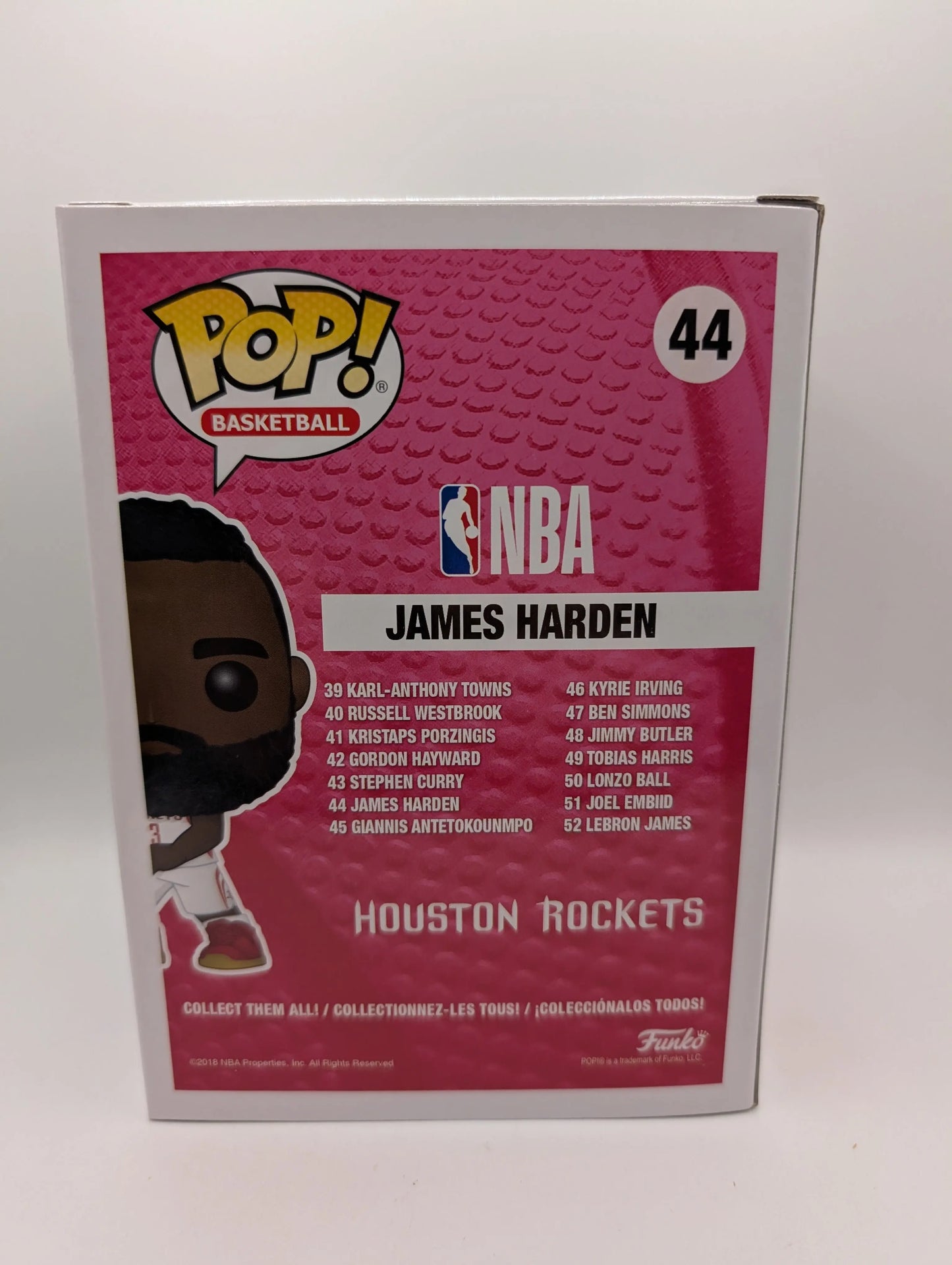 James Harden 44 ~ NBA: Houston Rockets ~ Funko Pop Vinyl FRENLY BRICKS - Open 7 Days