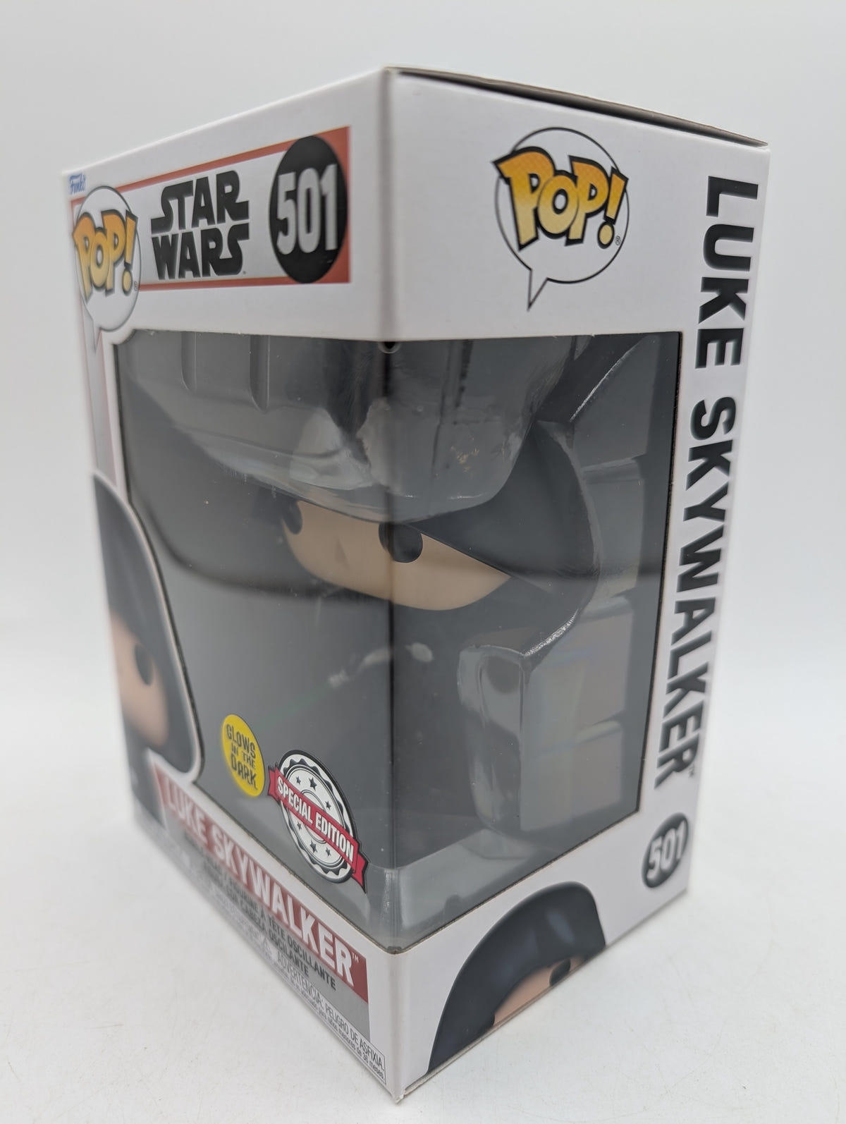 Funko Pop! Star Wars Luke Skywalker #501 Glow In The Dark GITD Special Edition, photo 2 image 2