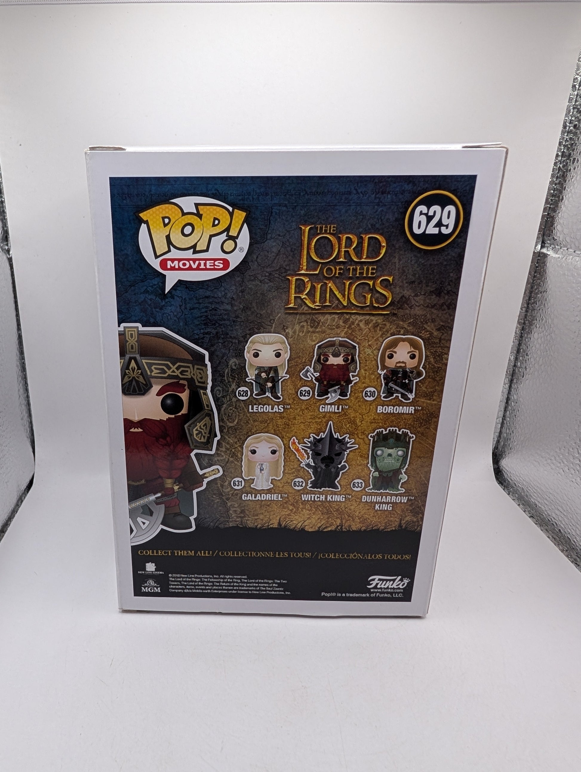 Gimli Pop 629 - Lord of The Rings Funko Pop! Vinyl 2018 FRENLY BRICKS - Open 7 Days