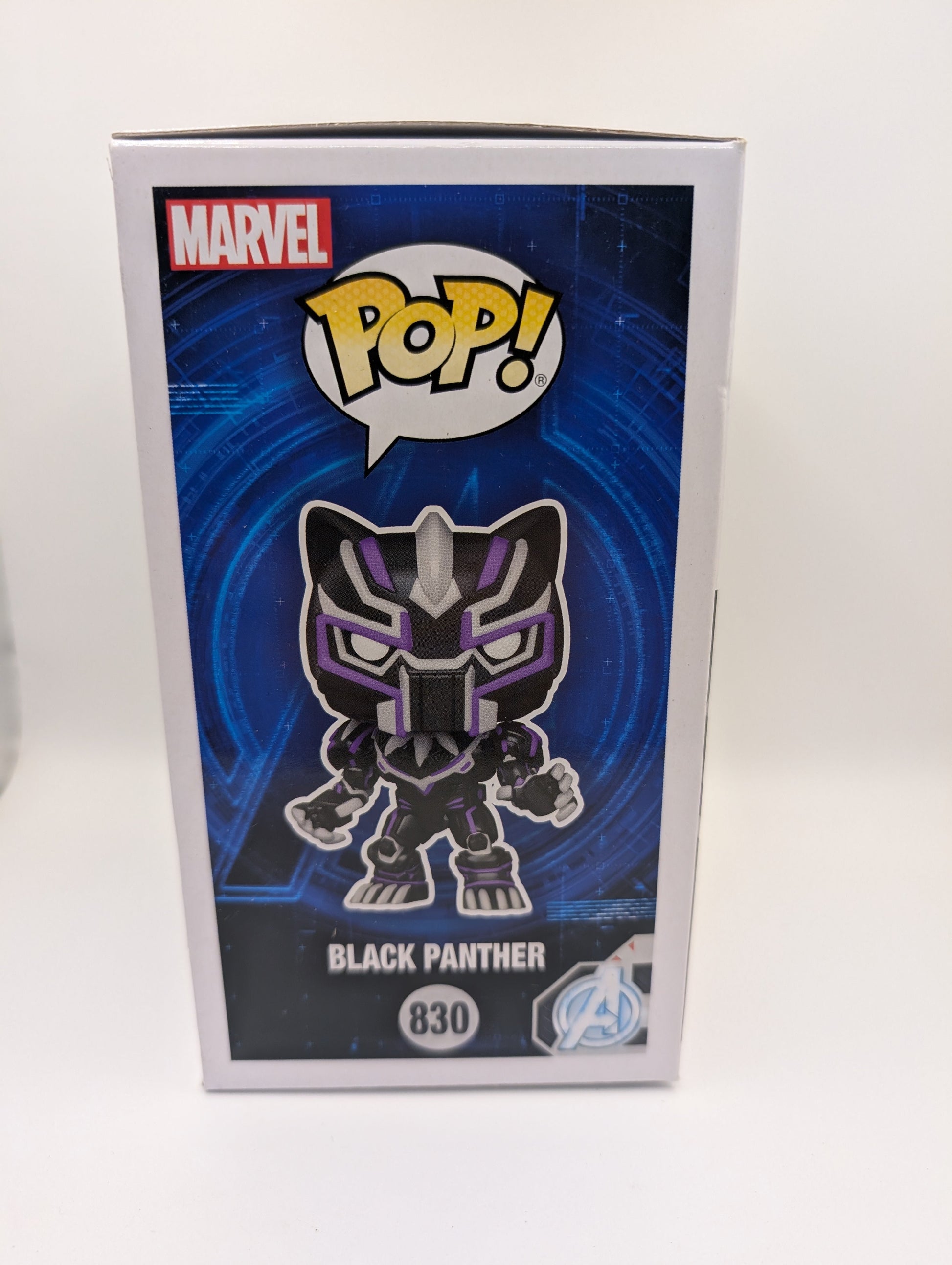 MARVEL Black Panther Funko POP! Vinyl #830 NEW Avengers Glow In The Dark Edition FRENLY BRICKS - Open 7 Days