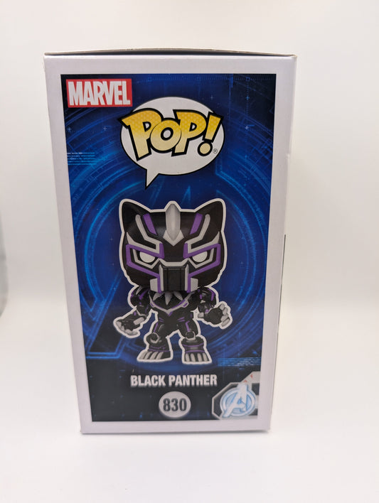 MARVEL Black Panther Funko POP! Vinyl #830 NEW Avengers Glow In The Dark Edition FRENLY BRICKS - Open 7 Days