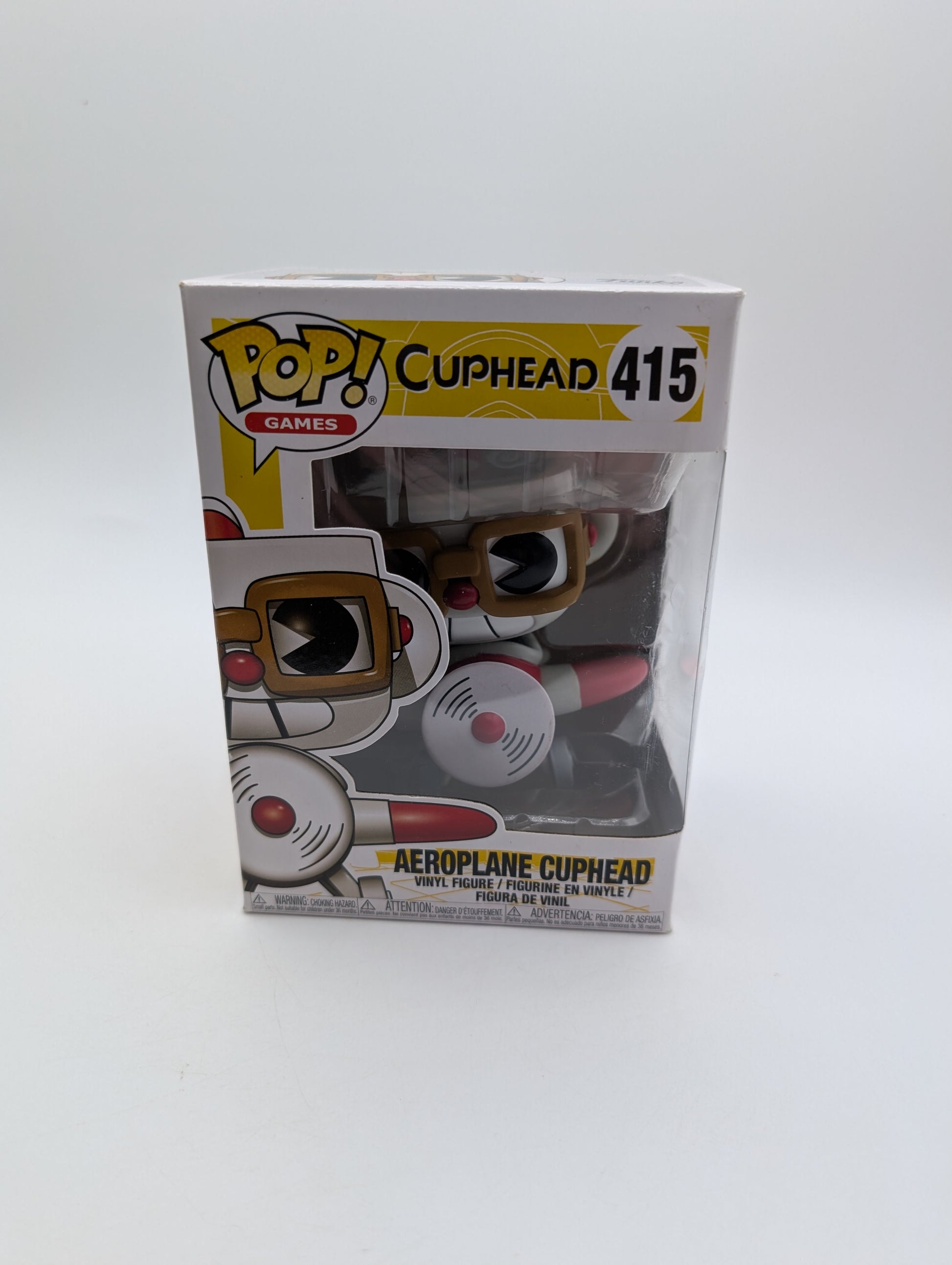 Games Funko Pop - Aeroplane Cuphead - Cuphead - No. 415 FRENLY BRICKS - Open 7 Days