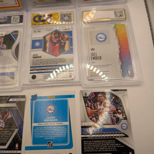 Philadelphia 76ers NBA Basketball Card Lot, Rookies, Patch, Auto, Joel Embiid FRENLY BRICKS - Open 7 Days