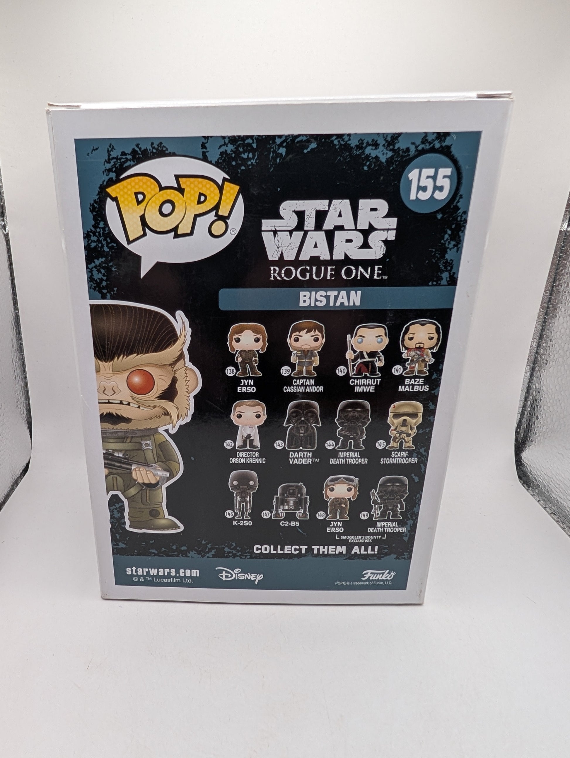 Star Wars Funko Pop - Bistan - Rogue One - No. 155 - NYCC FRENLY BRICKS - Open 7 Days