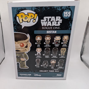 Star Wars Funko Pop - Bistan - Rogue One - No. 155 - NYCC FRENLY BRICKS - Open 7 Days