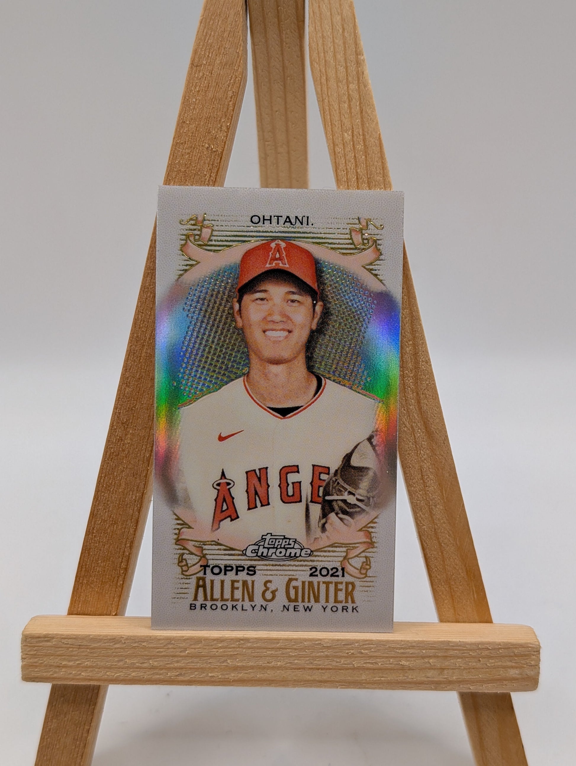 2021 Topps Allen & Ginter Baseball Silver Foil #25 Shohei Ohtani Angels FRENLY BRICKS - Open 7 Days