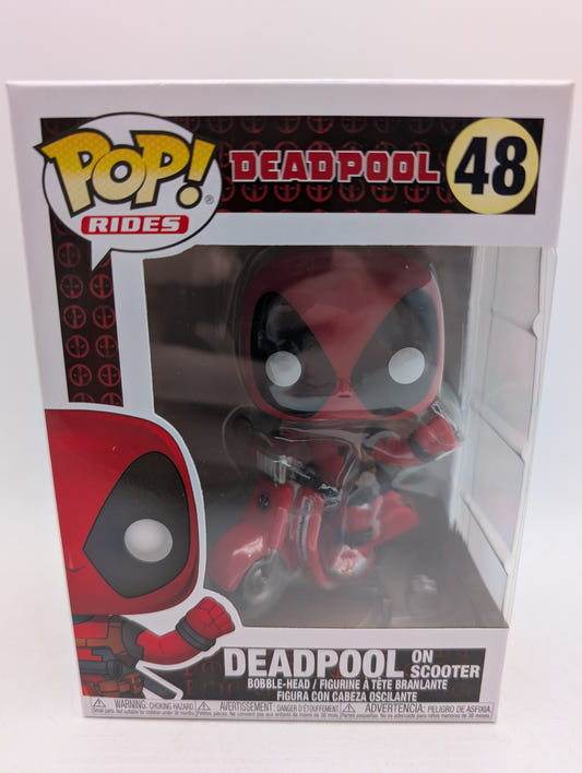 Funko POP! RIDES Marvel Deadpool on Scooter #48 Vinyl Figure