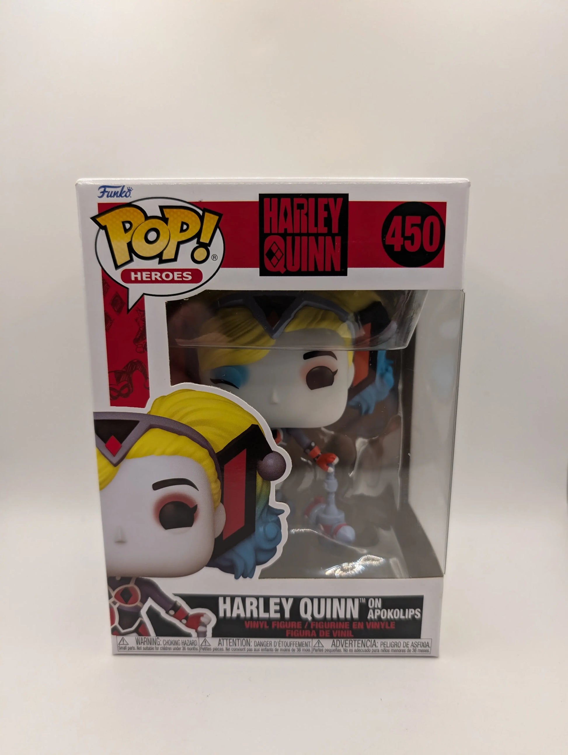 DC Comics - Harley Quinn on Apokolips Pop! Vinyl Figure #450 FRENLY BRICKS - Open 7 Days