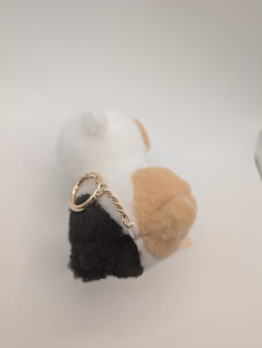 BT21 Baby Chimmy More Fluffy Calico Cat Plush Keychain - Official LINE Friends FRENLY BRICKS - Open 7 Days