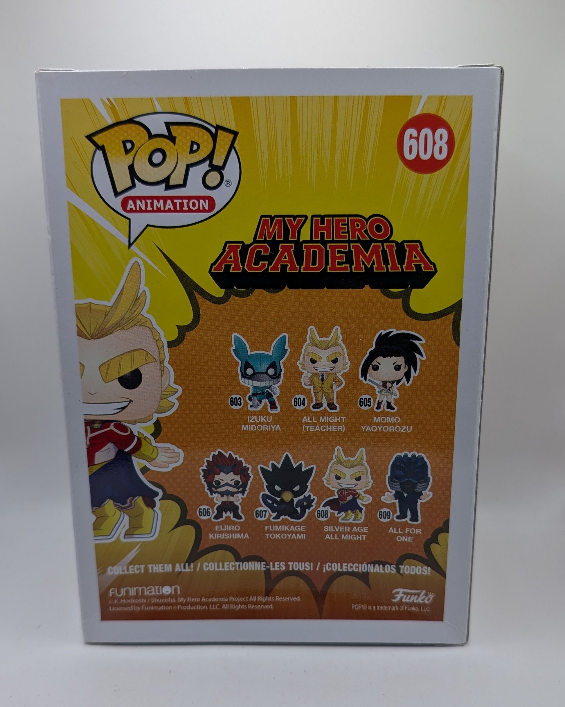 My Hero Academia - Silver Age All Might #608 - Funko Pop! Vinyl - New FRENLY BRICKS - Open 7 Days