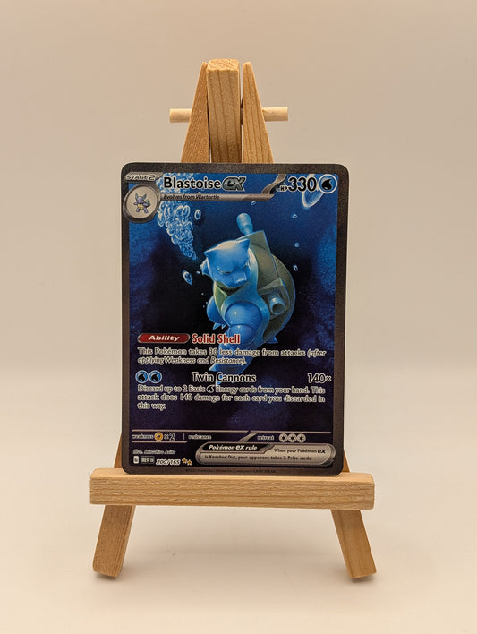 Pokémon TCG Blastoise ex Scarlet & Violet-151 200/165 Holo Special Illustration FRENLY BRICKS - Open 7 Days