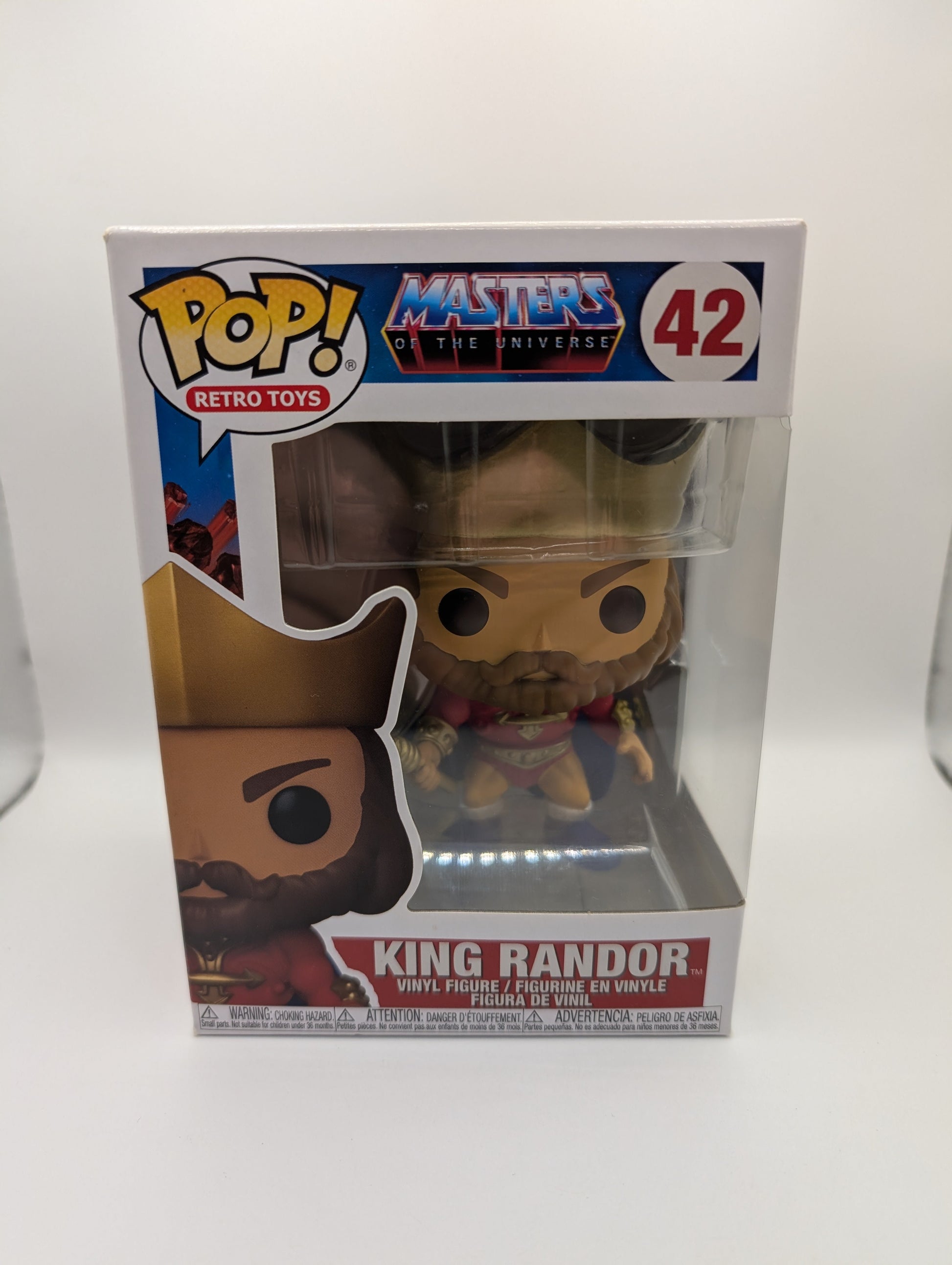 He-man Masters Of The Universe King Randor Funko Pop Vinyl 42 Retro FRENLY BRICKS - Open 7 Days