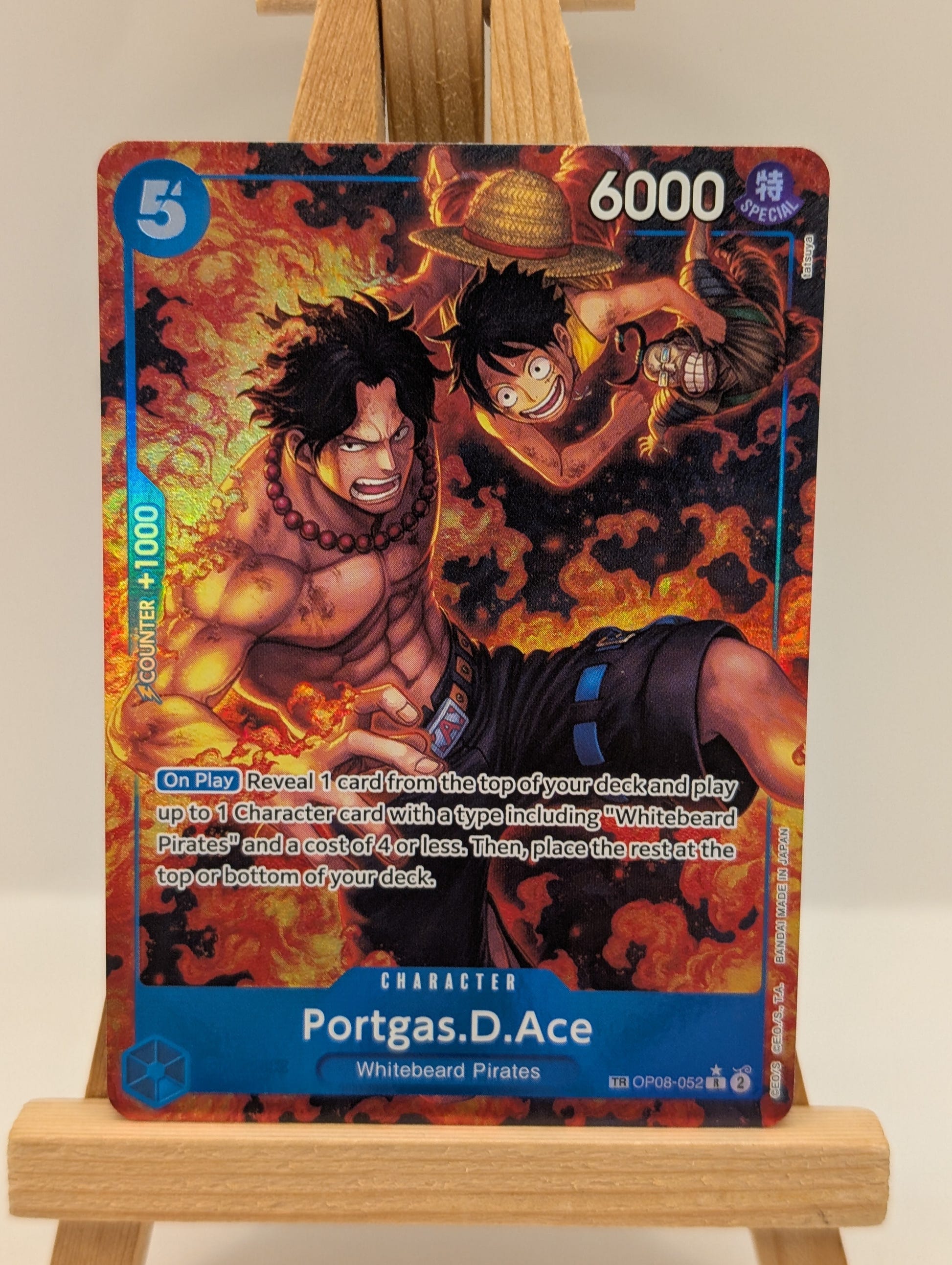 Portgas.D.Ace (TR) OP08-052 English Royal Blood - One Piece Card - NM FRENLY BRICKS - Open 7 Days image 3