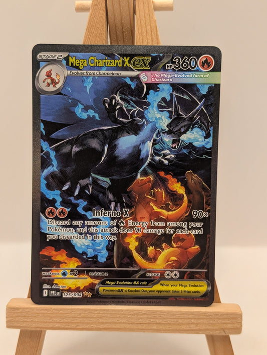 MEGA CHARIZARD X EX #125/094 SIR ME02: PHANTASMAL FLAMES HOLO POKEMON TCG FRENLY BRICKS - Open 7 Days