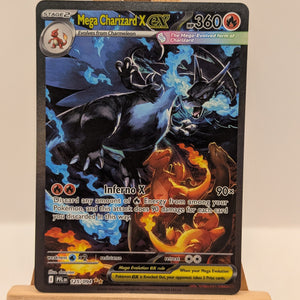 MEGA CHARIZARD X EX #125/094 SIR ME02: PHANTASMAL FLAMES HOLO POKEMON TCG FRENLY BRICKS - Open 7 Days