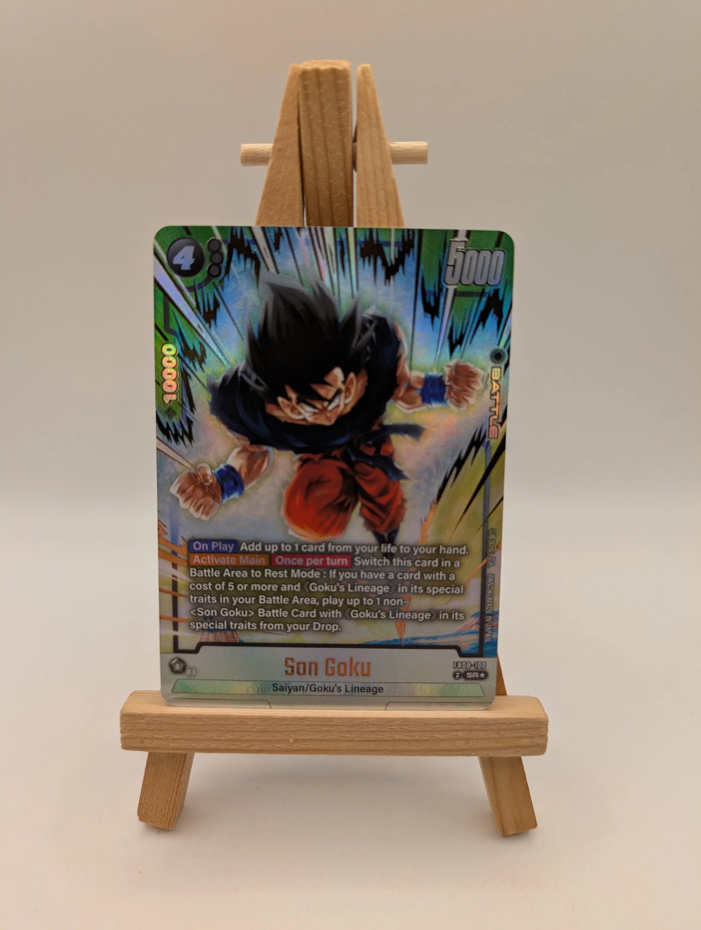 Son Goku - FB08-100 (Alternate Art) - Saiyan's Pride Dragon Ball Fusion World FRENLY BRICKS - Open 7 Days