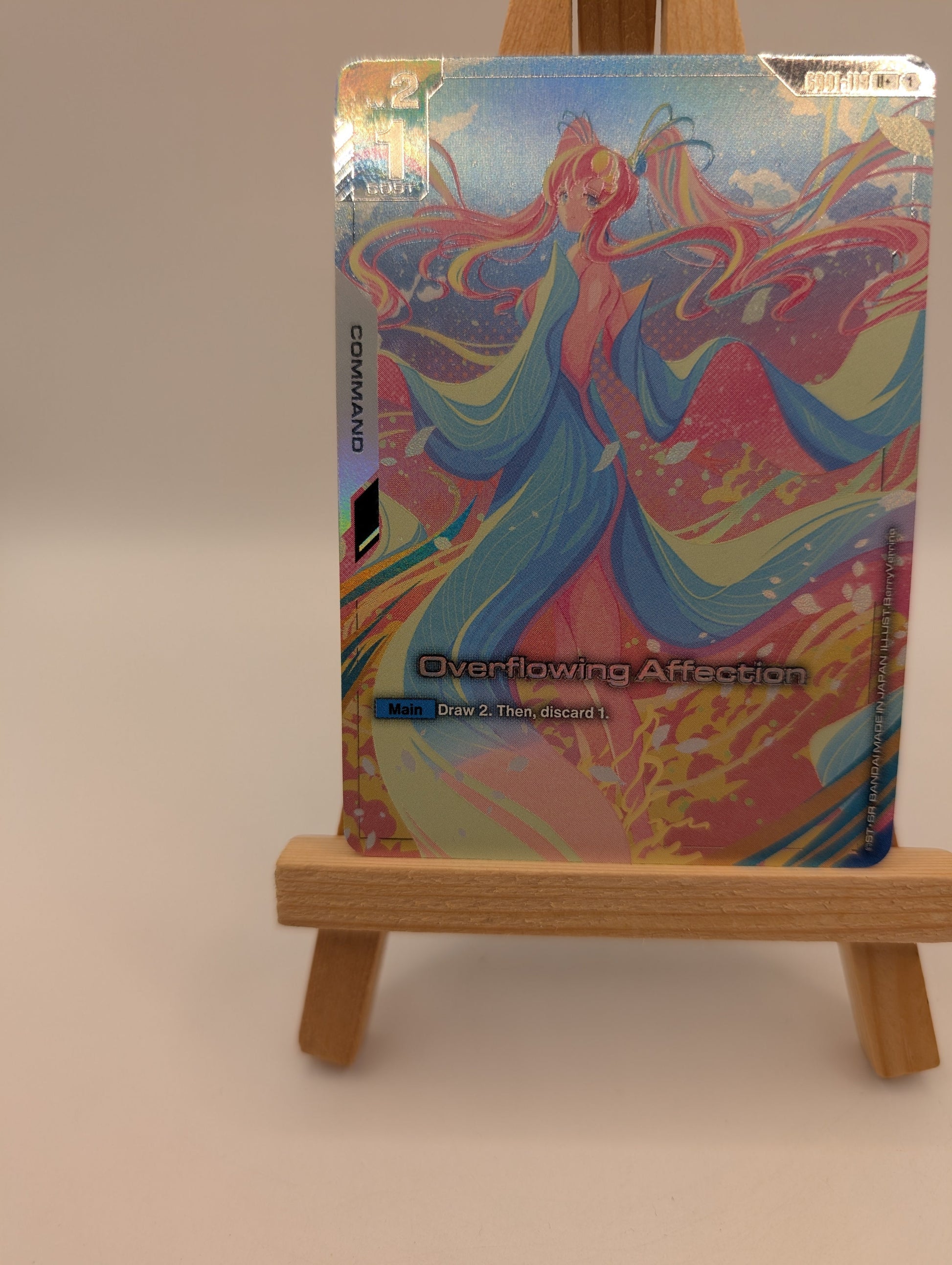 Gundam Card Game Newtype Rising Overflowing Affection GD01-118 U+ Holo Foil Alt FRENLY BRICKS - Open 7 Days