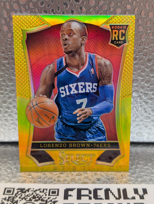 2013-14 Panini Select Rookie #171 Lorenzo Brown - 76ers  RC FRENLY BRICKS - Open 7 Days