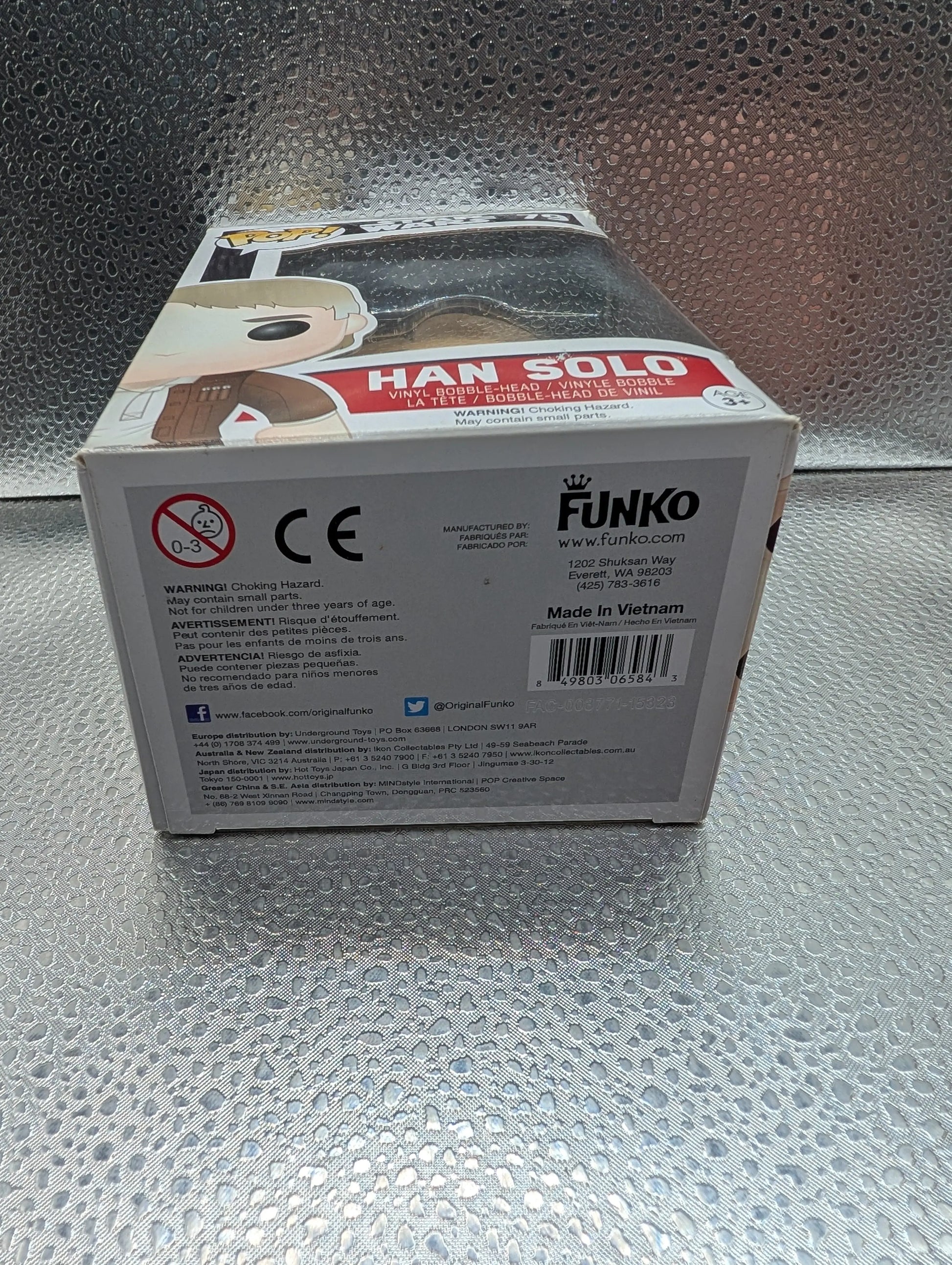 FUNKO Pop Vinyl Han Solo Star Wars #79 FRENLY BRICKS - Open 7 Days