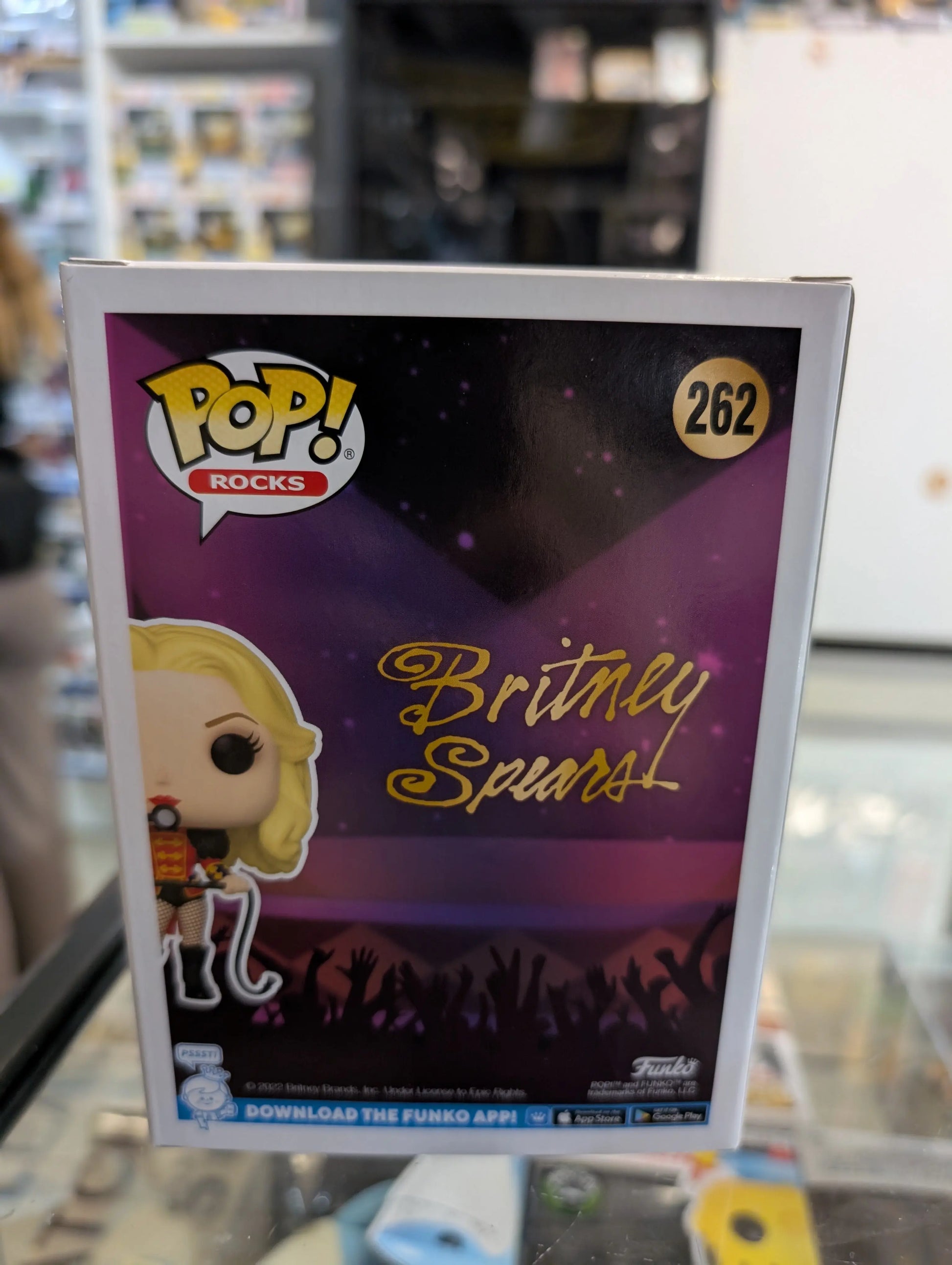 Funko Pop Rocks Britney Spears vinyl #262 FRENLY BRICKS - Open 7 Days
