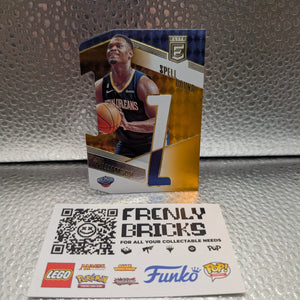 ZION WILLIAMSON 2022-23 DONRUSS ELITE SPELL BOUND ORANGE DIE-CUT LETTER 