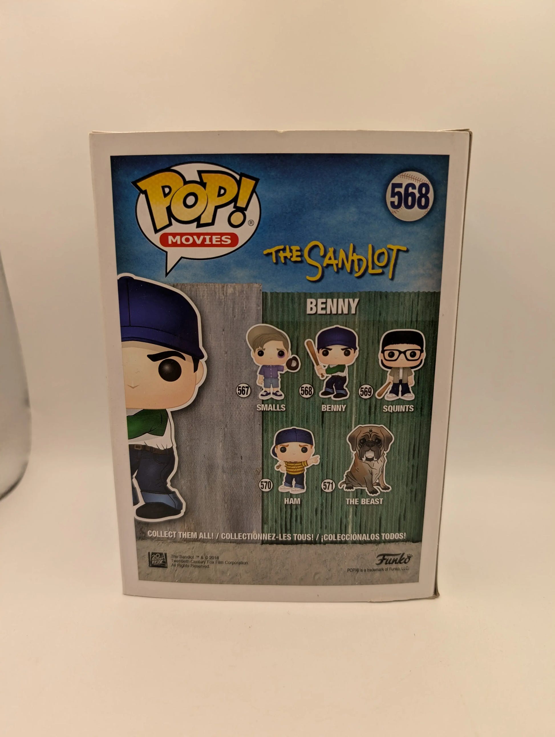THE SANDLOT KIDS - Benny #568 Funko Pop! Vinyl  VAULTED FRENLY BRICKS - Open 7 Days image 3