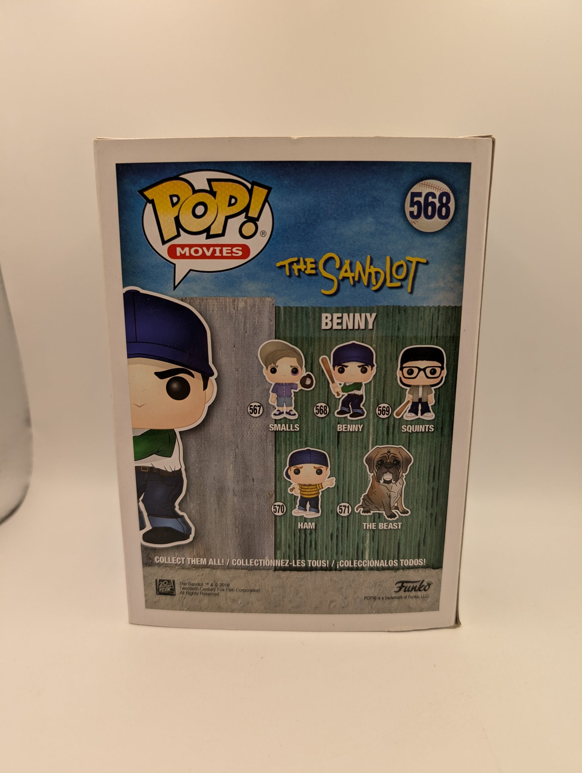 THE SANDLOT KIDS - Benny #568 Funko Pop! Vinyl  VAULTED